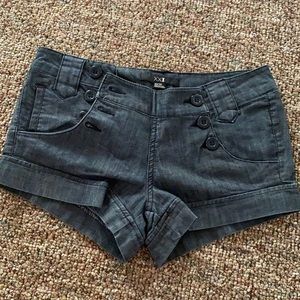 XXI black shorts. size xs